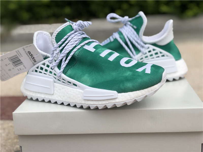 Super max Adidas NMD Human Race Pharrell China Exclusive Green(98% Authentic quality)